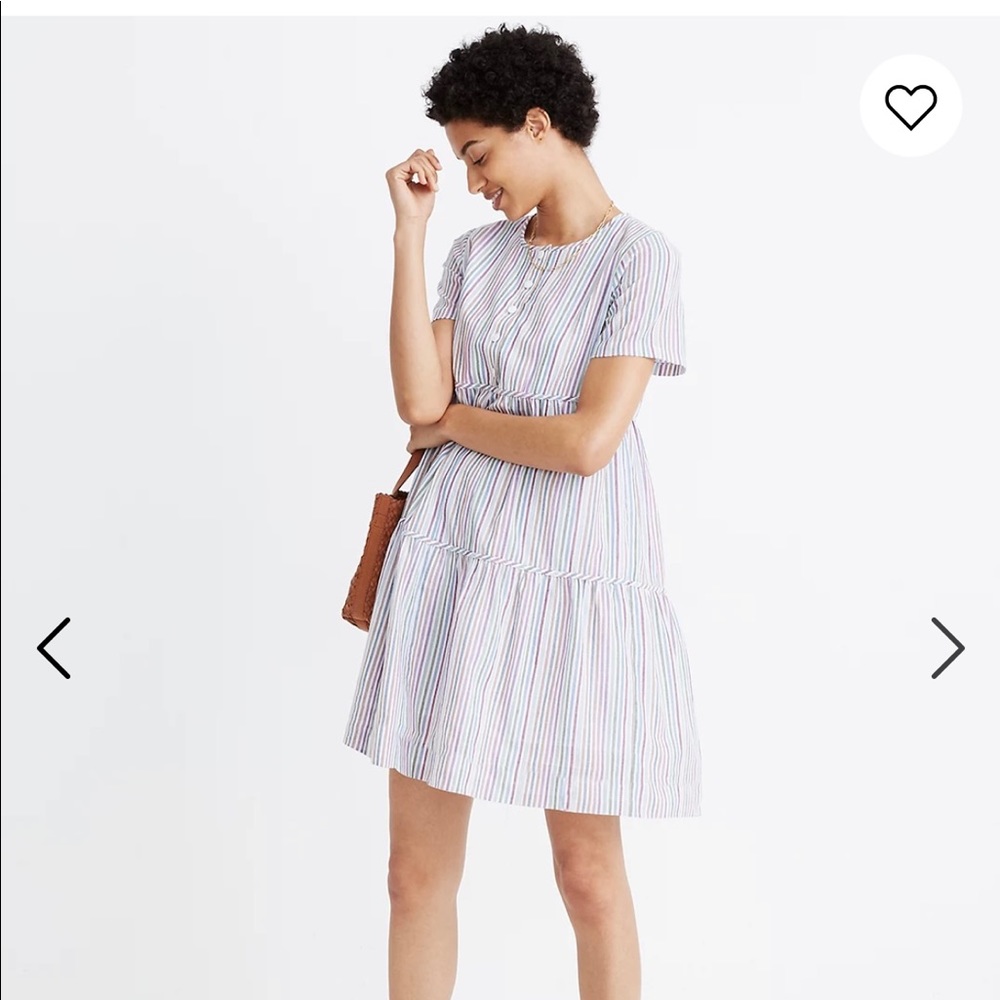 Madewell Multicolor Striped Mini Dress